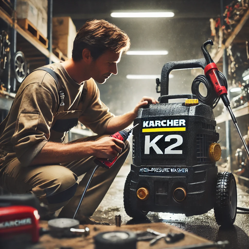 como consertar lavadora de alta pressão karcher k2